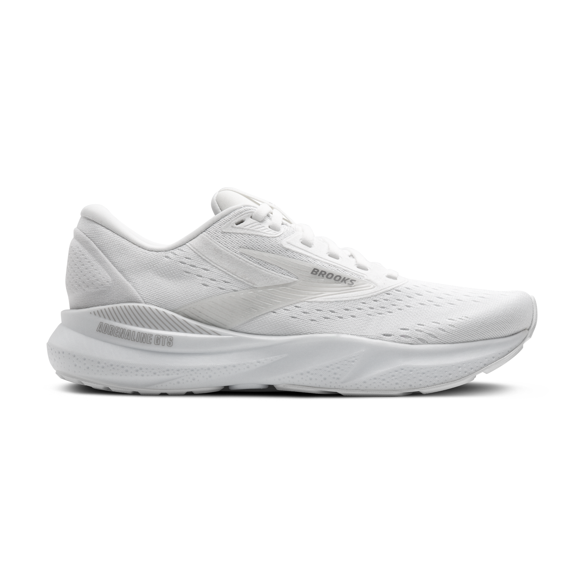 Brooks Adrenaline GTS 24 White Running Shoes Sneakers Mens 8.5 D 1104371D132 White Brooks Mens Adrenaline Gts 24 Running Shoe | Rack Room  main image 2