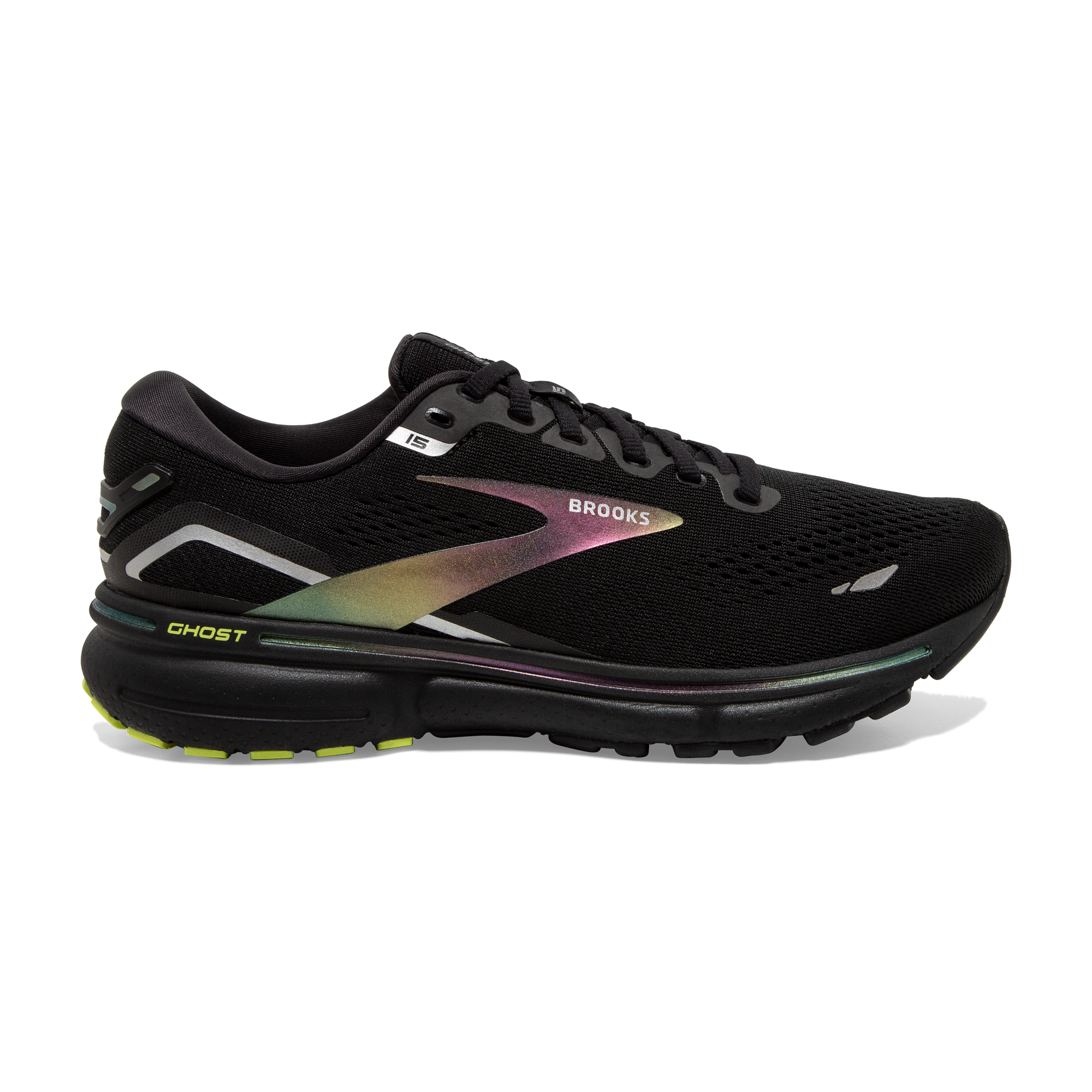 Brooks Ghost 15 Running Shoes Men’s 11.5 D Black Road Running Athletic Sneakers Brooks - Brandclub - Brooks Men main image 3