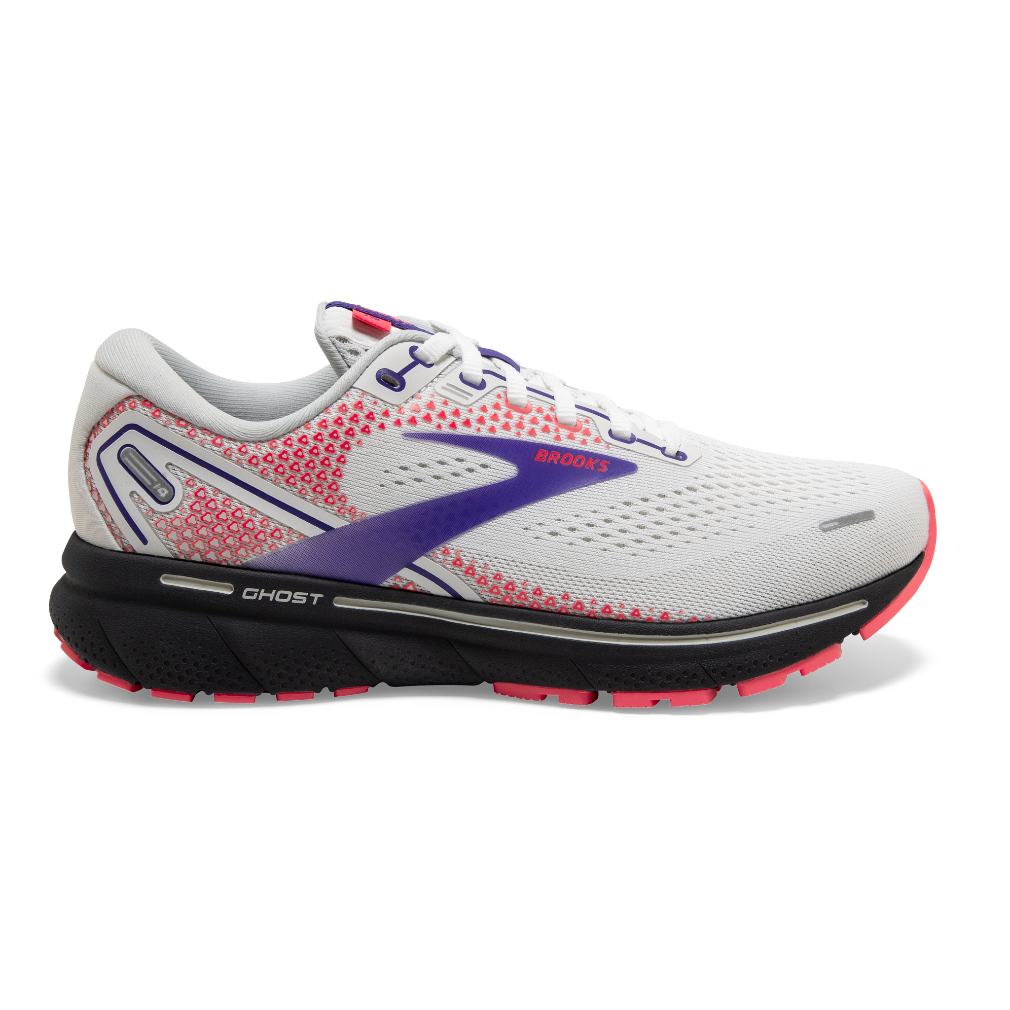 【BROOKS】ランニングシューズ Ghost14 28cm Brooks Ghost 14 Mens Road-Running Shoes - Grey/Blue/Red - 10.5
