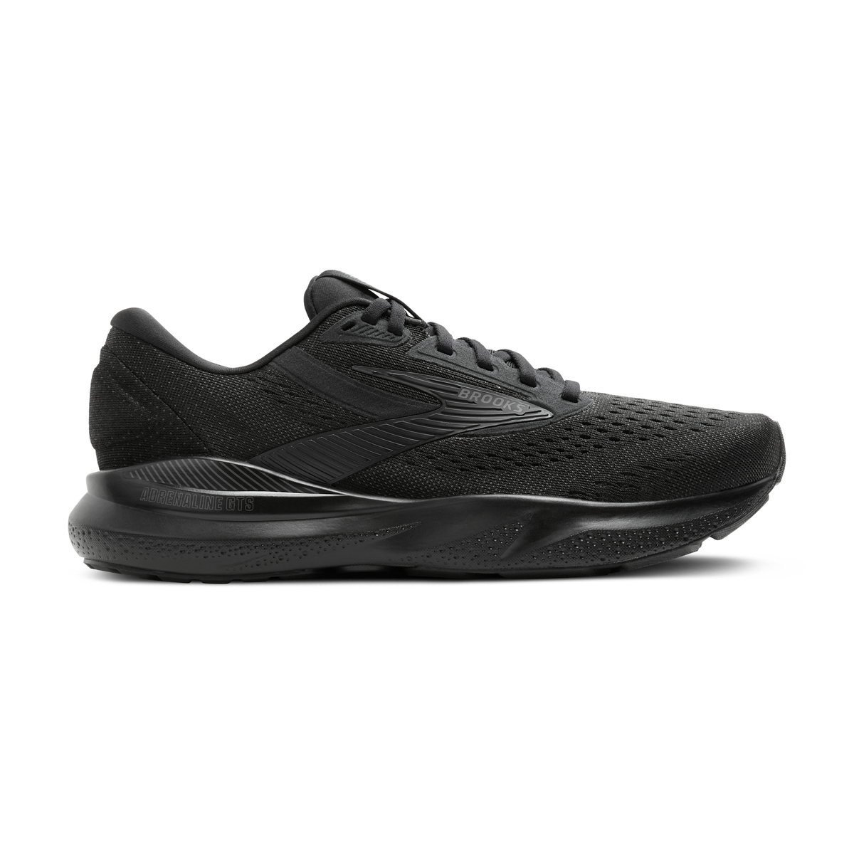 Brooks Adrenaline GTS 19 Black Running Shoes Men\'s 11.5  D 1102941D047 Brooks Adrenaline GTS 19 Black Running Shoes | Mercari main image 3