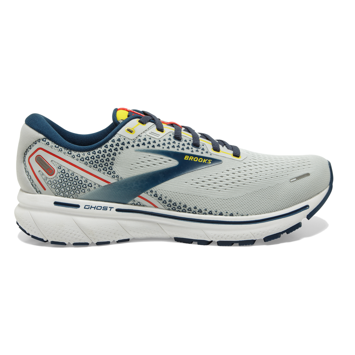 Brooks Ghost 14 Mens Running Shoes Grey Black Lime Green Blue 1103691D092 Sz 7 Brooks Ghost 14  main image 3