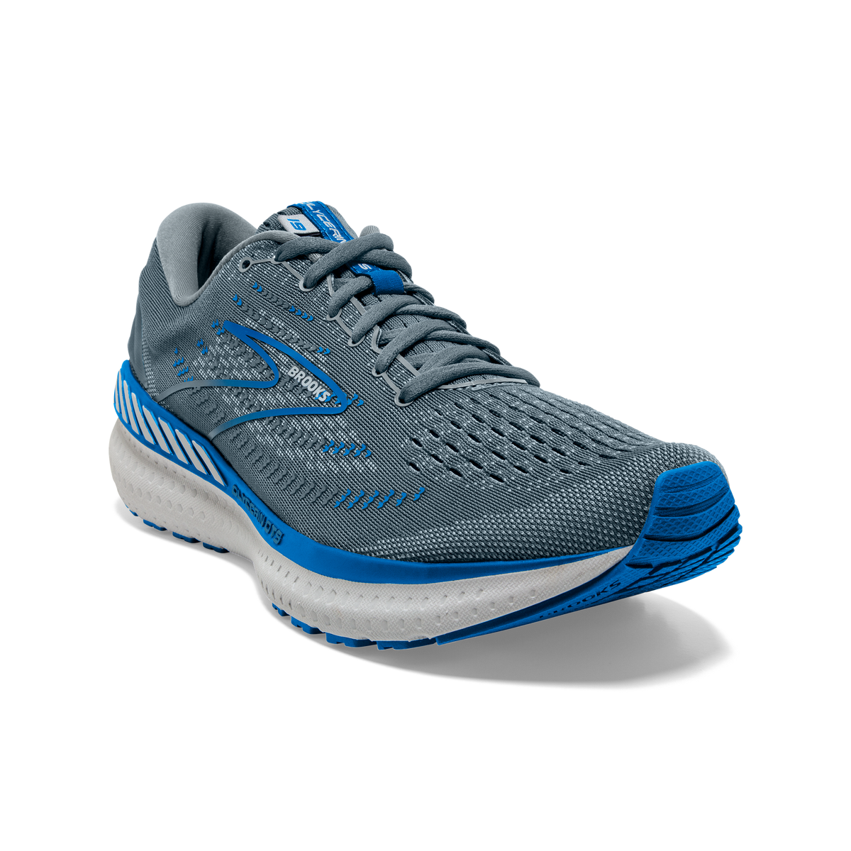 Brooks Glycerin 19 Men’s Size 8 Medium Gray Blue Running Shoes Athletic Sneakers Brooks Men main image 3