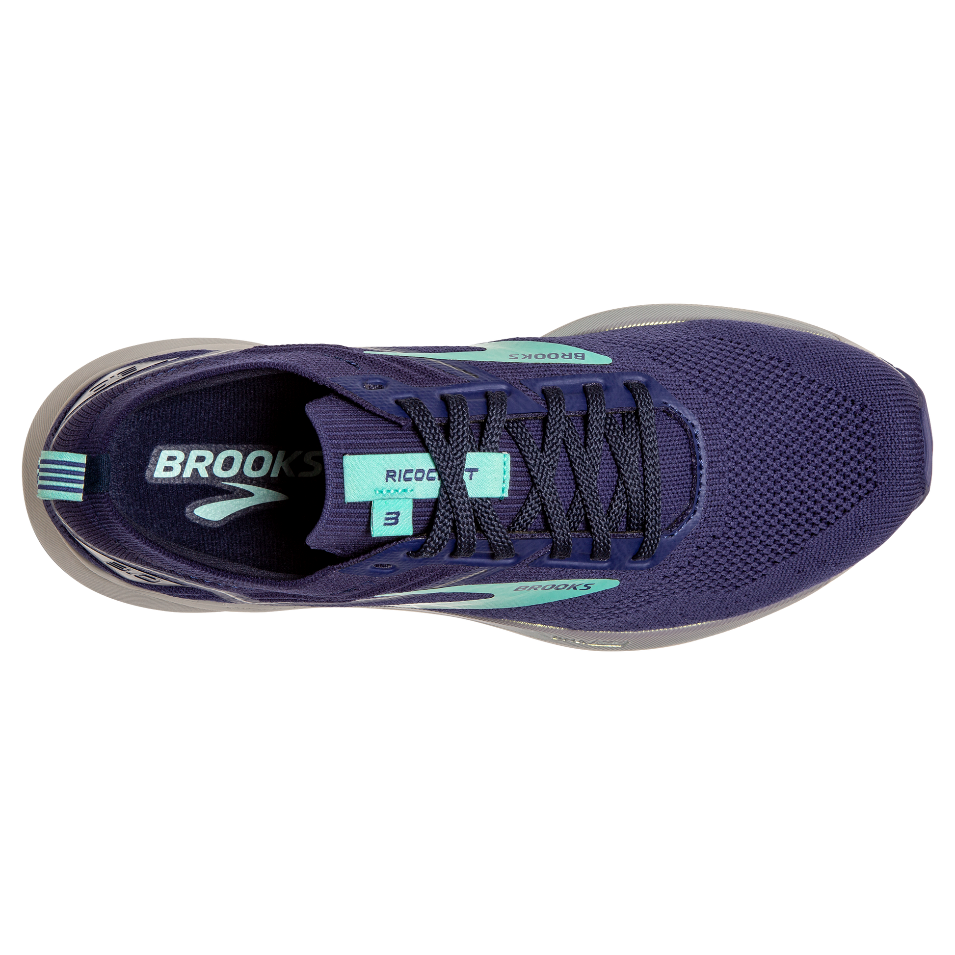 Brooks Ricochet 3 Running Shoes White Pink Womens Size 8.5 B Sneakers  120348B159