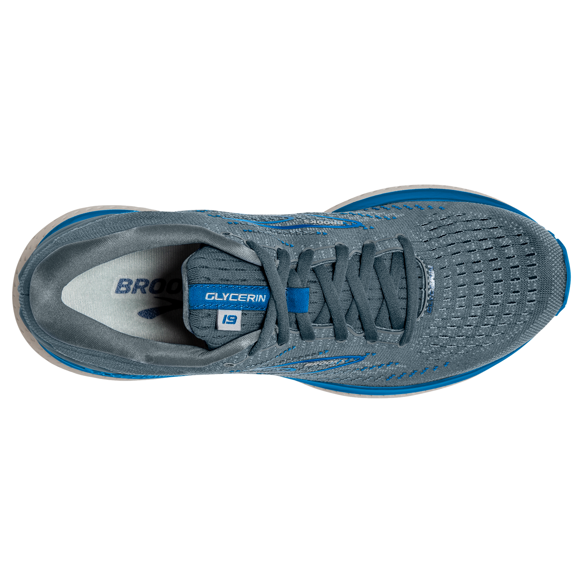 Brooks Glycerin 19 Men's Running Shoe - Navy/Blue/Nightlife