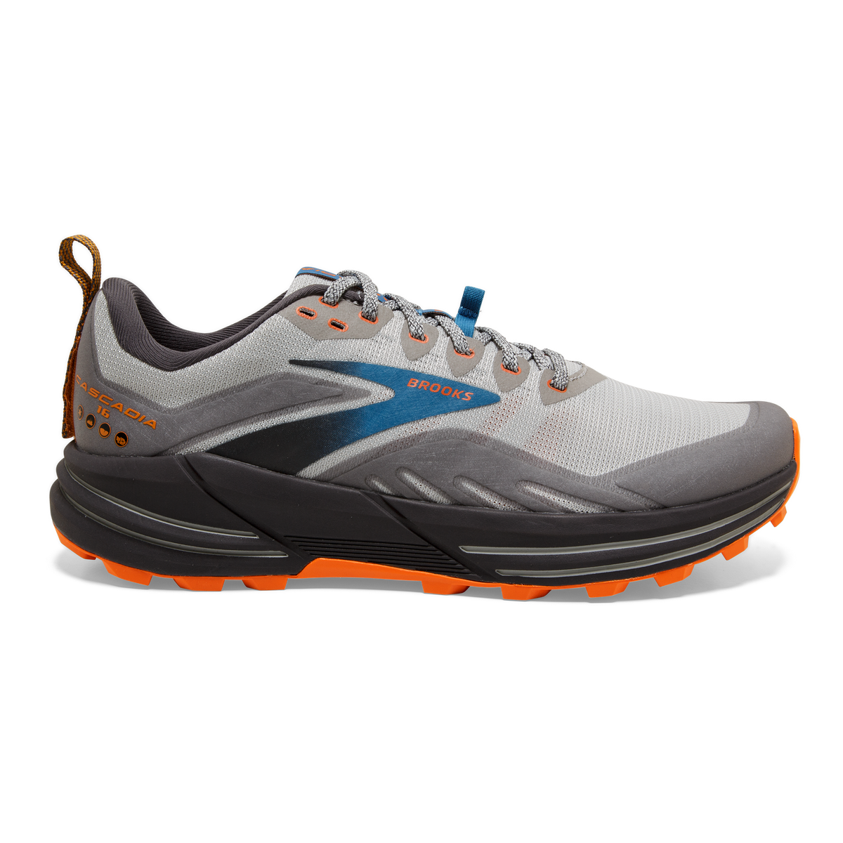 Brooks Cascadia 7 Trail Running Sneaker Shoes Mens 9.5 D Grey Orange 1101151D006 Amazon.com | Brooks Men main image 3